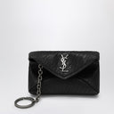 Saint Laurent Keychain case Envelope Cassandre black