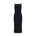 Midi Dress with draped back