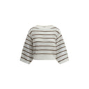 Sweater in perforated knit