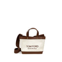 Beige Cotton Tote Bag