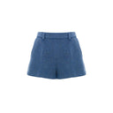 Blue Wool Short