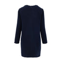 Navy Blue Wool Short