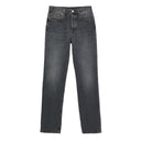 Gray Cotton Jeans Denim