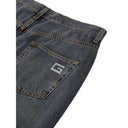 Gray Cotton Jeans Denim