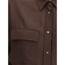 Embellished collar Shirt