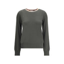 Wool Pullover with Check