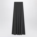 Balenciaga Long grey wool skirt