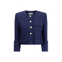 Boxy Jacket in wool plaid