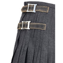 Pleated Skirt in kid mohair
