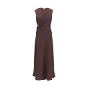 Silk midi Dress