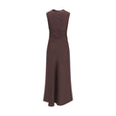 Silk midi Dress