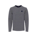 Blue Cotton Long Sleeve