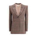 Wool plaid Blazer
