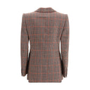 Wool plaid Blazer