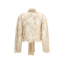 Lace cropped Shirt