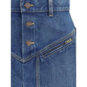 Denim midi Skirt