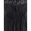Silk georgette and lace Top