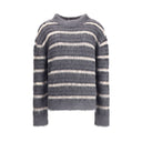 Striped wool mohair Sweater