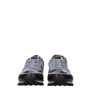 Gray Fabric Athletic Sneakers