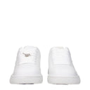 White Leather Low Tops