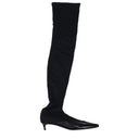Black Fabric Over The Knee