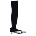 Black Fabric Over The Knee