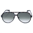 Brown Metal Sunglasses