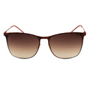Brown Metal Sunglasses
