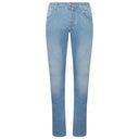 Blue Cotton Jeans & Pant