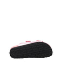 Pink Leather Slippers Sandals