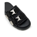 Black Cotton Slipper