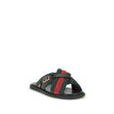 Web Sandals with Interlocking GG