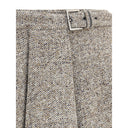 Virgin wool midi Skirt