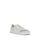 Leather Sneakers with Shiny Details