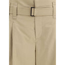 Pleated crop Pants