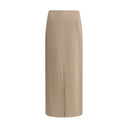 Satin midi Skirt
