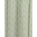 Silk long Dress with foliage print