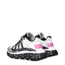Beige Fabric Athletic Sneakers