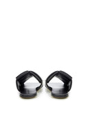 Elegant Black Leather Sandals