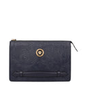 Blue Leather Clutch Bags