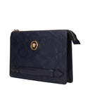 Blue Leather Clutch Bags