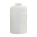 Padded leather Vest