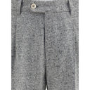 Wool and cashmere buttoned grisaille Suit