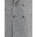 Wool and cashmere buttoned grisaille Suit