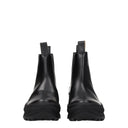 Black Leather Ankle Boots