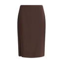 Satin midi Skirt
