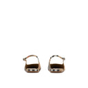 Check Birdie Slingback Ballerina Flats