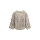 Dazzling Chiné wool Cardigan