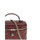 Bordeaux Calf Leather Bos Taurus Shoulder Bag