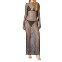 Handcrafted Knit Midi Dress